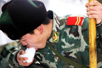 解放軍令人落淚的瞬間
