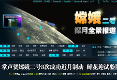人民網全景報道嫦娥二號探月